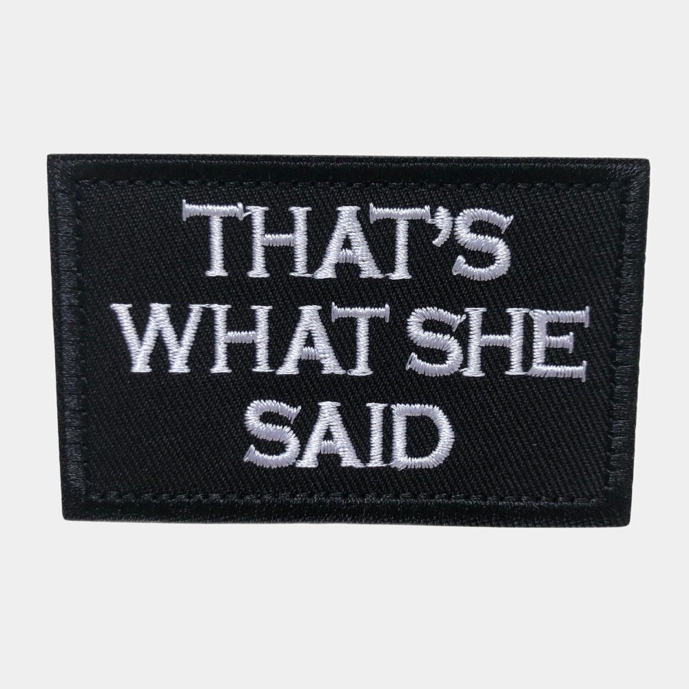 That's what she said klittenband patch