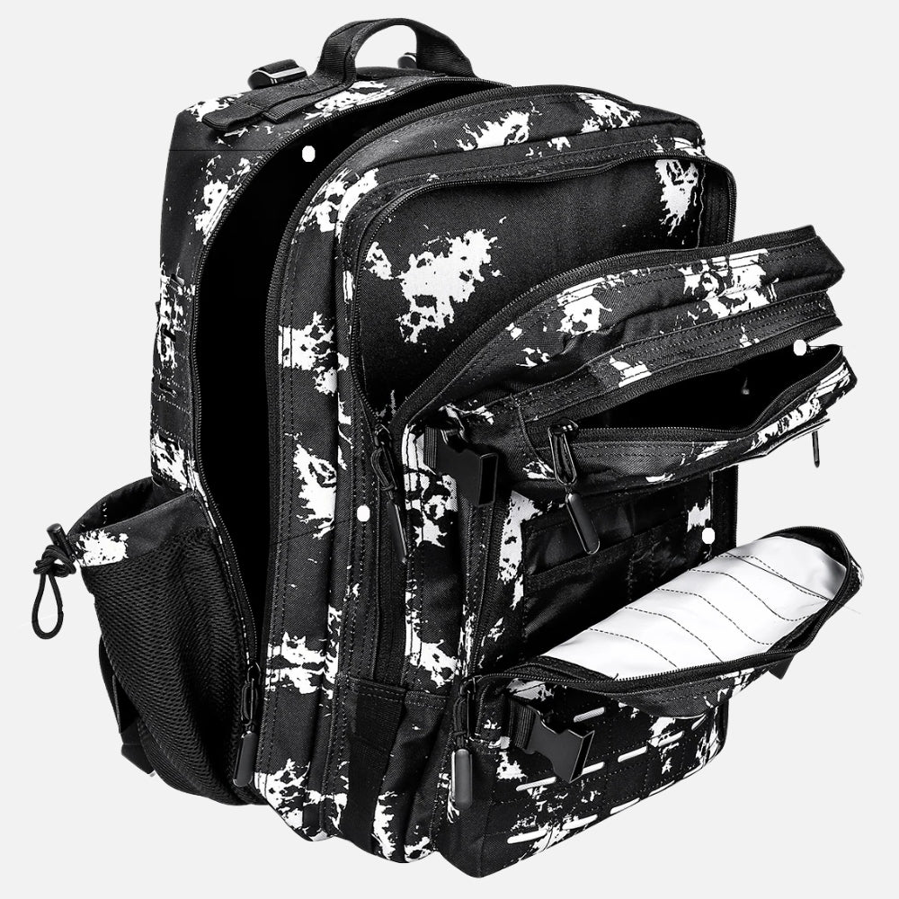 GYM BACKPACK - BLACK & WHITE