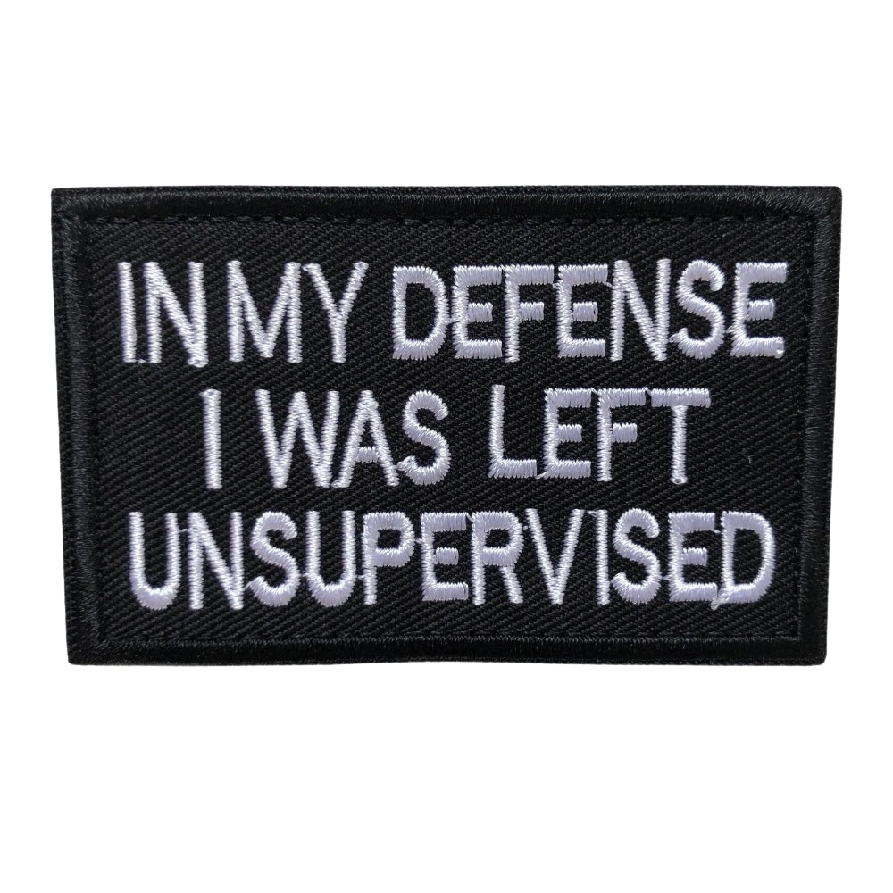 "In my defense" patch