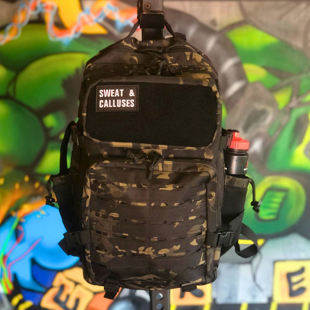 GYM BACKPACK V2 - BLACK CAMO