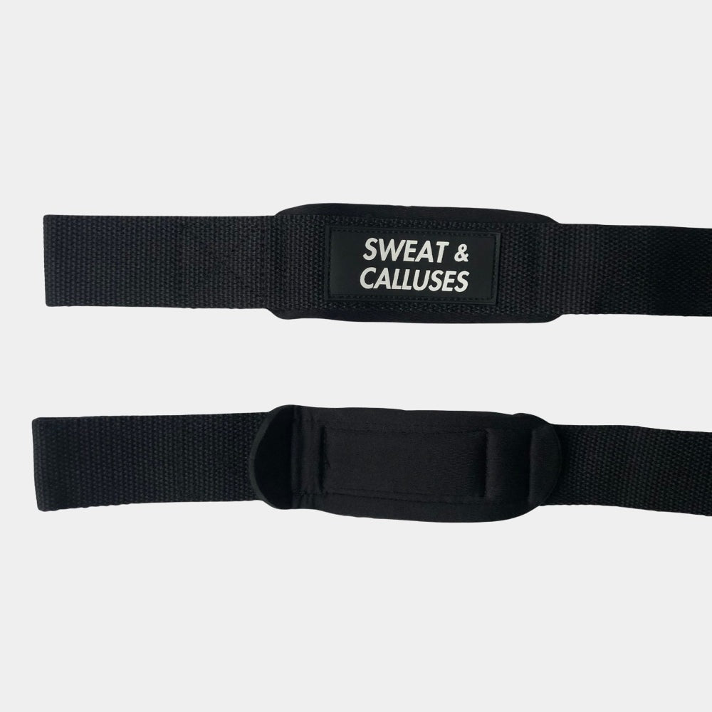 Weightlifting straps zwart